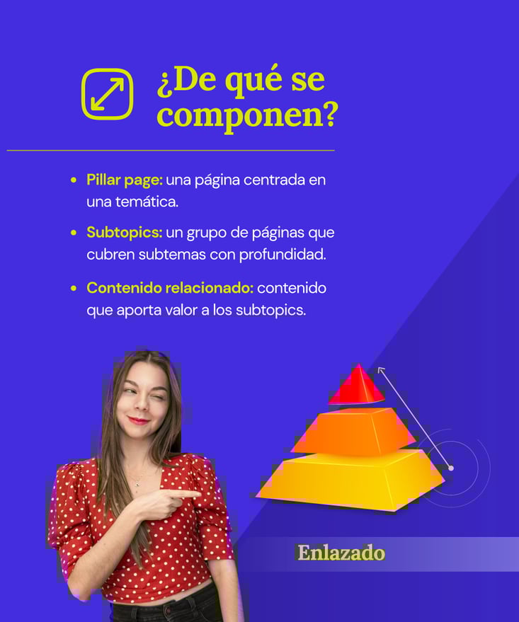 Estructura de topic cluster Triario