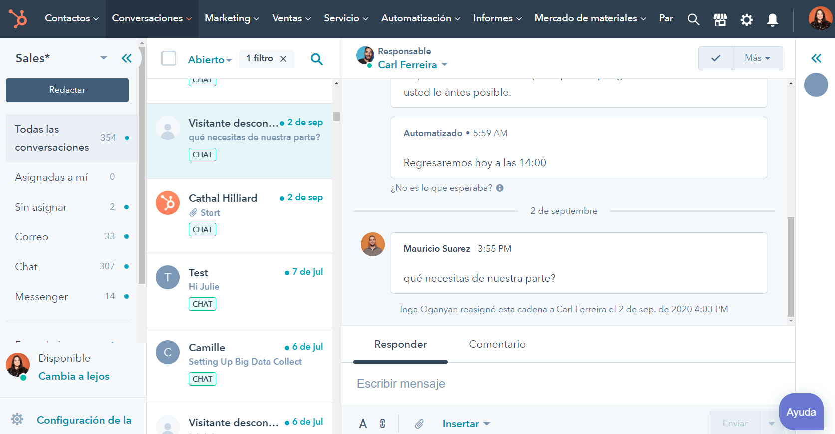 software de gestión de atención al cliente