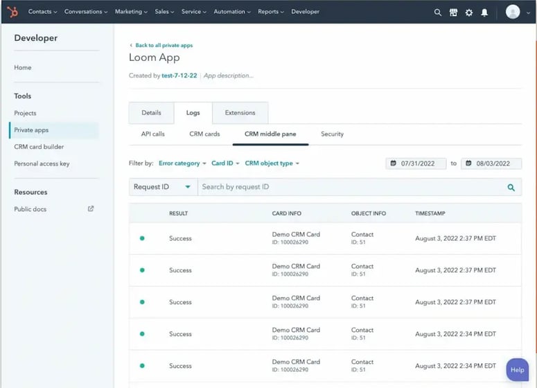 Debugging Hubspot2022