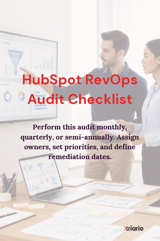 RevOps Audit hecklist