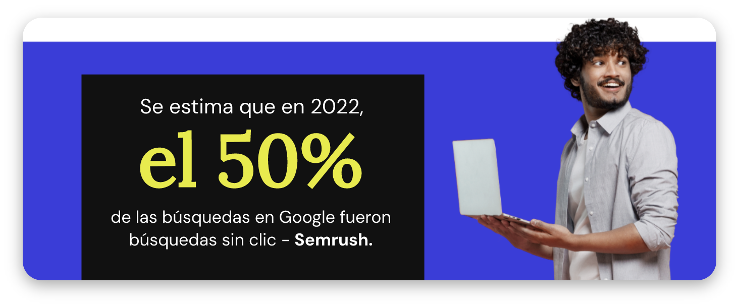 Búsquedas sin clic en Google